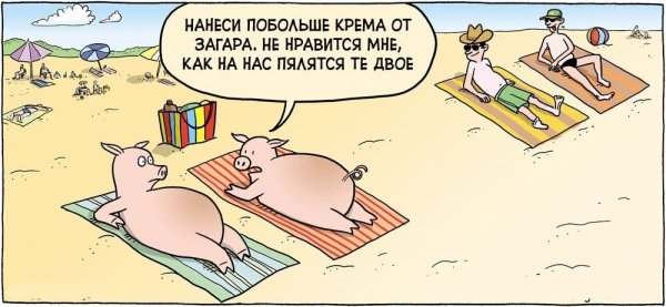 Шутки про загар