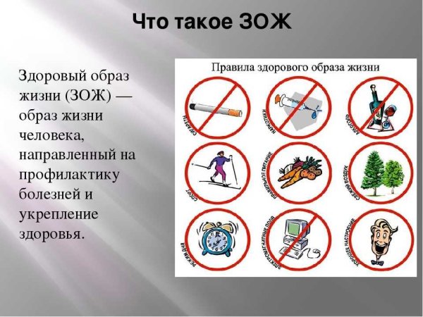 Здоровый образ жизни это образ жизни