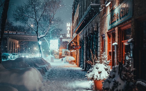 Зимняя Эстетика на рабочий стол