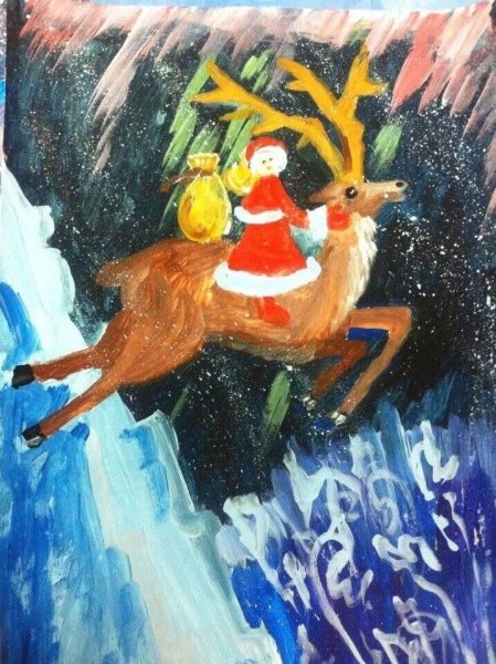 Снежная Королева рисунки детей к сказке