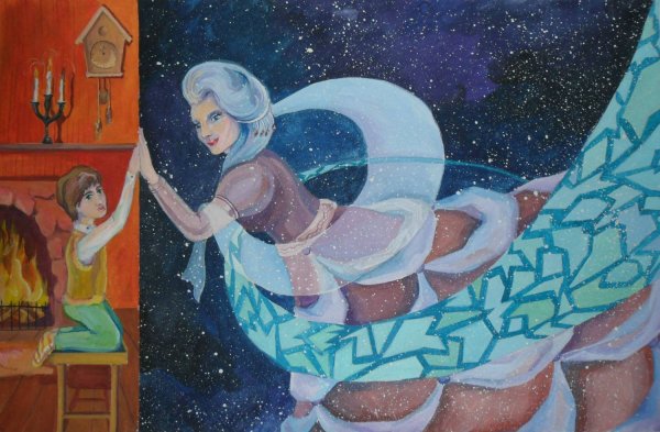 Иллюстрация по сказке Снежная Королева