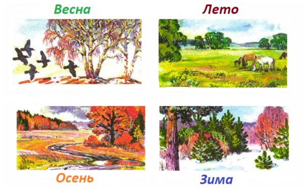 Времена года по окружающему миру
