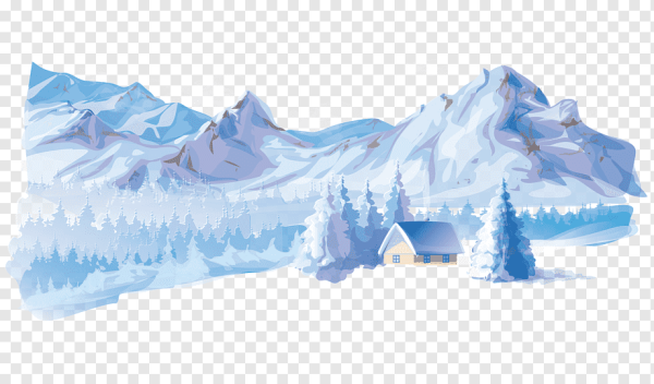 Снежные сугробы вектор