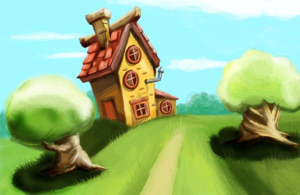 Волшебный зеленый дом