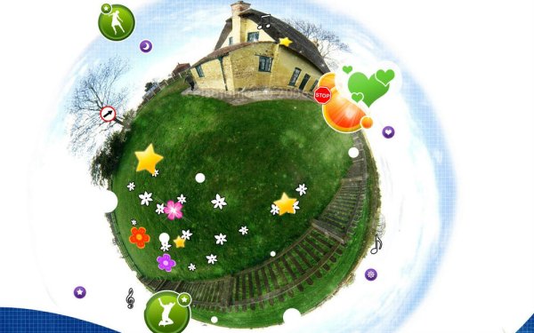 Домик на планете