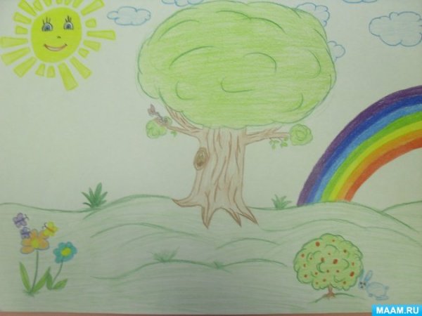 Чудесный мир природы детские рисунки