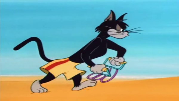 Tom and Jerry muscle Beach Tom