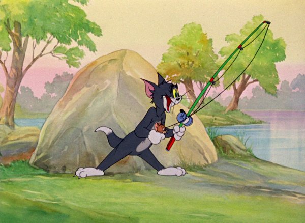 Том и Джерри на рыбалке мультфильм 1947