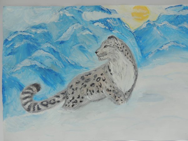 Снежный Барс картина Руссо