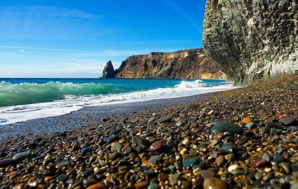 Яшмовый пляж Севастополь мыс Фиолент