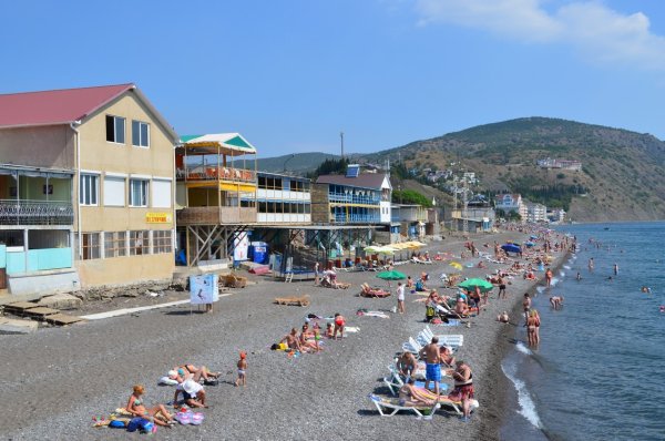 Рыбачье Алушта пляж