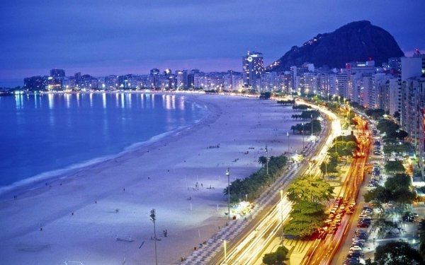 Бразилия пляж Копакабана