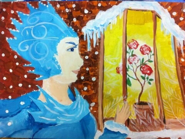 Снежная Королева рисунок