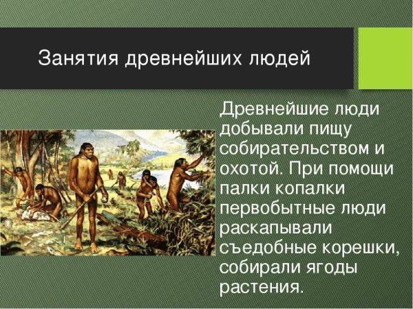 История первобытных людей