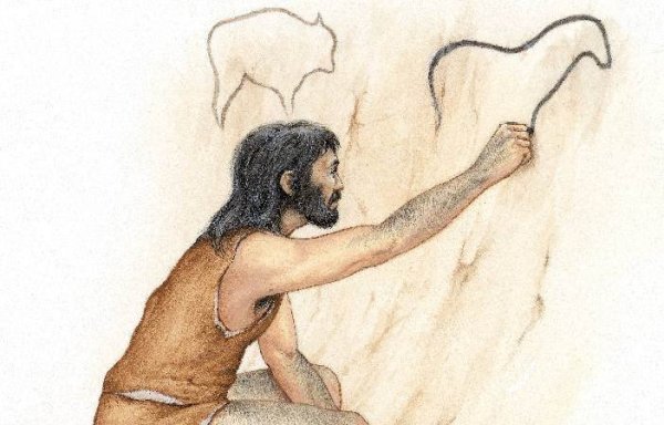 Древние люди рисование