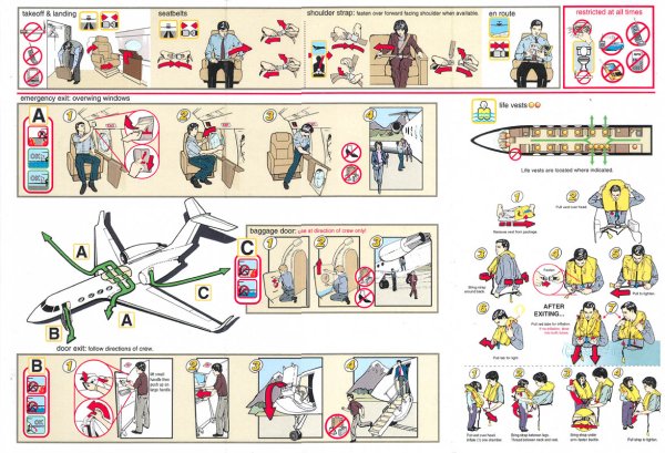 Плакат по безопасности на корабле