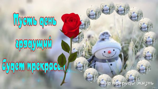 Доброе утро зима прикольные