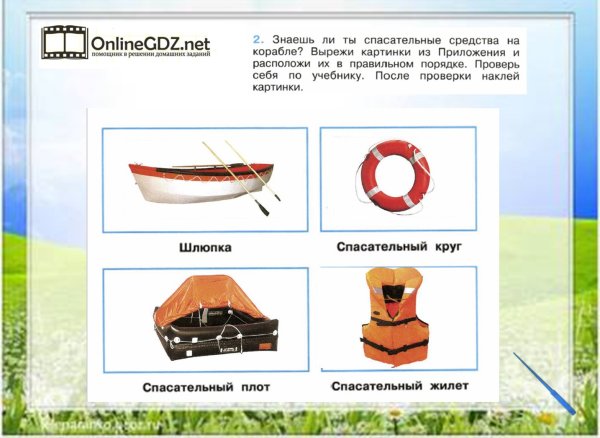 Спасательные средства на корабле