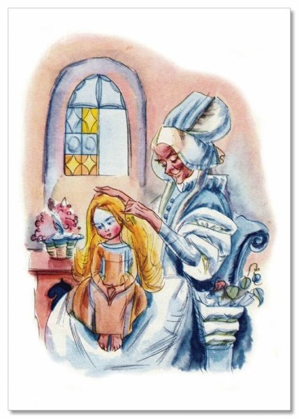 Снежная Королева христиан Андерсен иллюстрация