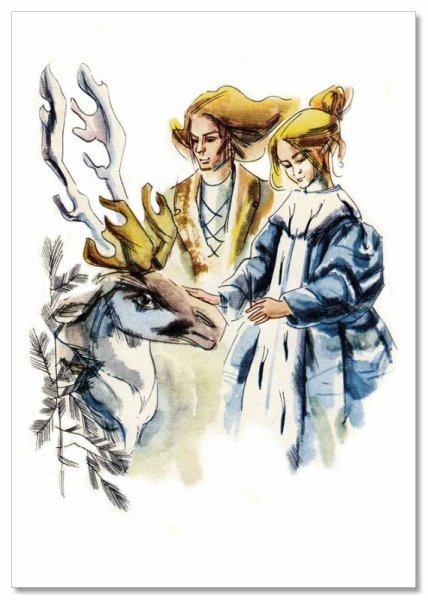 Снежная Королева иллюстрированные Конашевичем