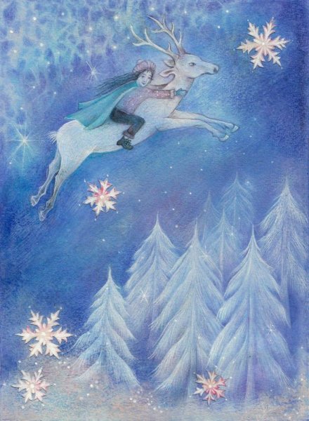 Иллюстрация к снежной Королеве рисунок