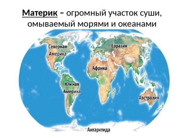 Карта мира материки с названиями 4 класс ВПР окружающий мир 4