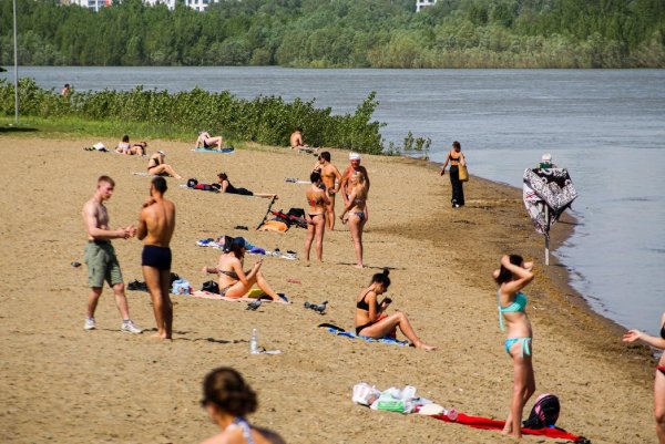 Городской пляж Новосибирск 2021