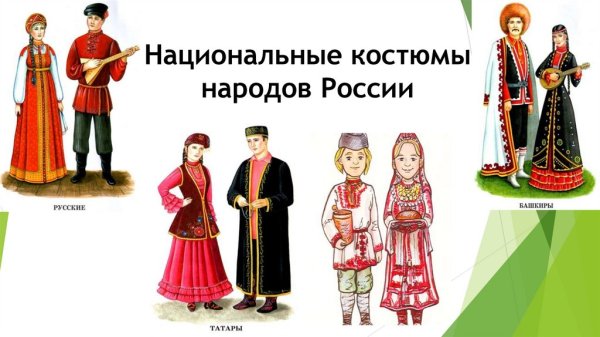 Наряды народов России