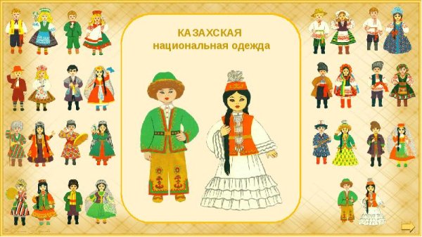 Национальные костюмы народов для детей