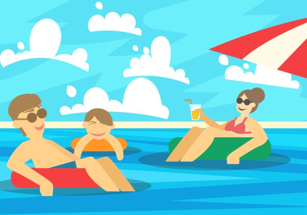 Sunbathe картинка для детей