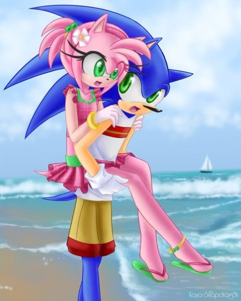 Эми Роуз Соник Икс пляж