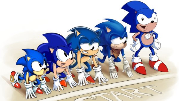 Classic Sonic & Modern Sonic комиксы