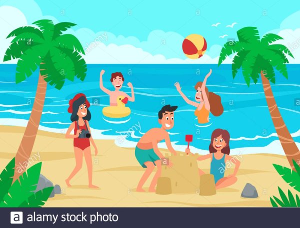 Загорают дети из мультика