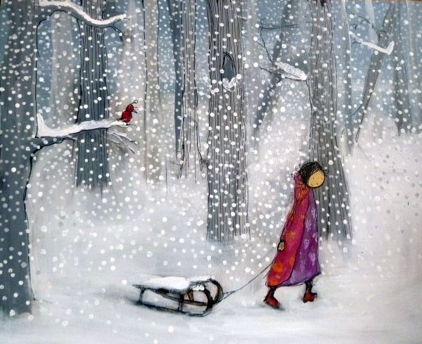 Снежные иллюстрации