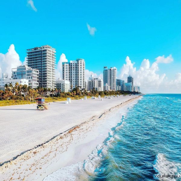 Майами Флорида пляж