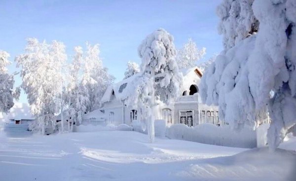 Белоснежная зима
