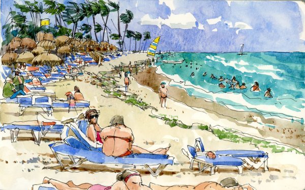 Пляжные зарисовки