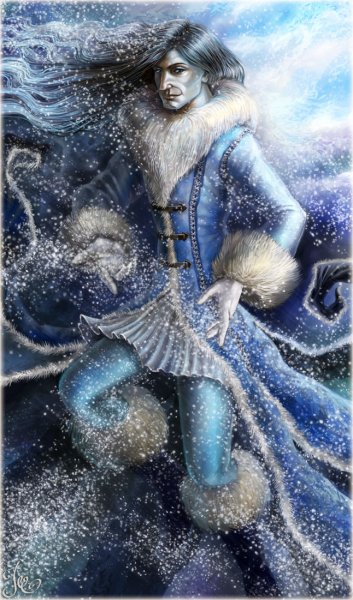 Снежная принцесса и снежный принц