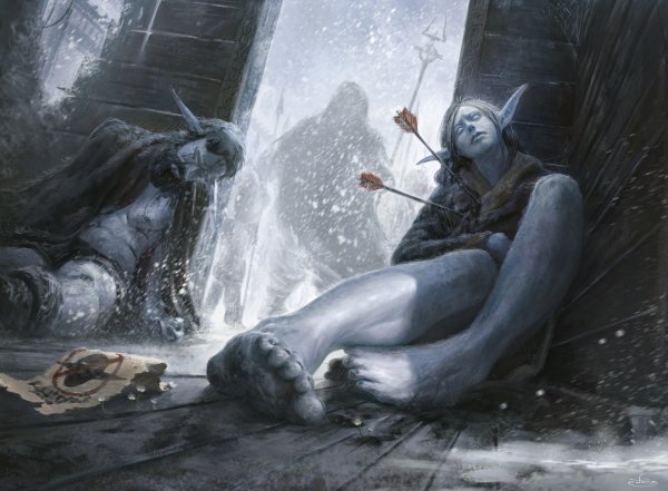 Эльфийка смерть