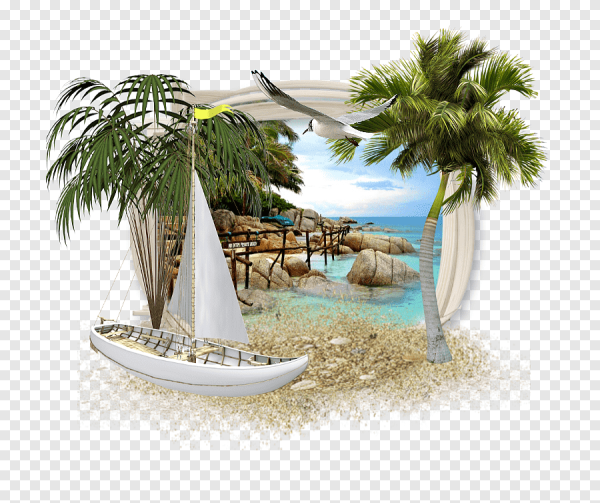 Отпуск на прозрачном фоне