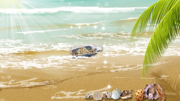 Фон для коллажа море