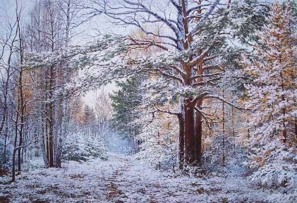 Зимний лес, Мартюшев Юрий