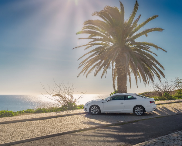 Машина на солнце