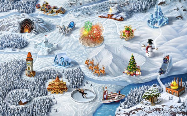 Игровое поле зима