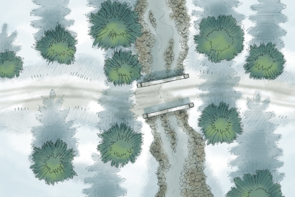 Снежная карта ДНД