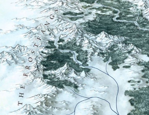 Карта снежных гор