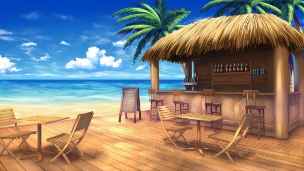 Море пляж арт