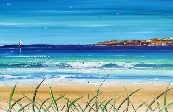 Песчаный пляж арт