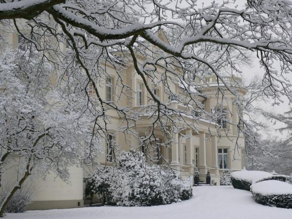 Особняк зимой