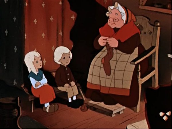 Снежная Королева мультфильм 1957 бабушка